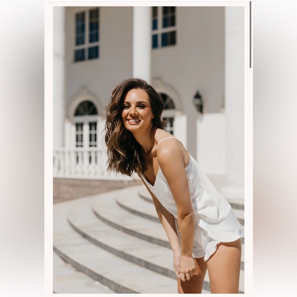 Le Rose Cami and Ruffle Short Set - Picture 3 of 4